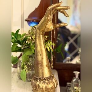 Amano Studio Floral Cross Necklace Gold Plated Handcrafted in California New!